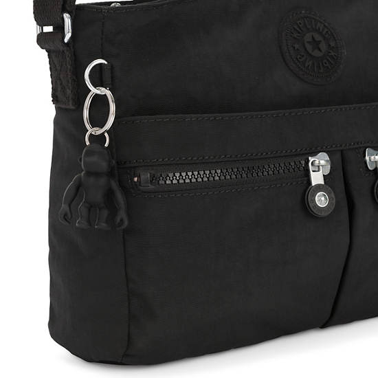 Kipling New Angie Crossbody Táska Fekete | HU 1192WN